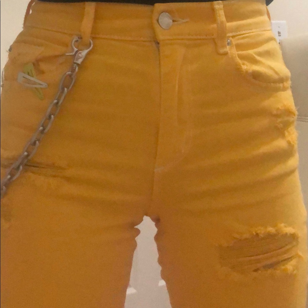 Yellow jeans